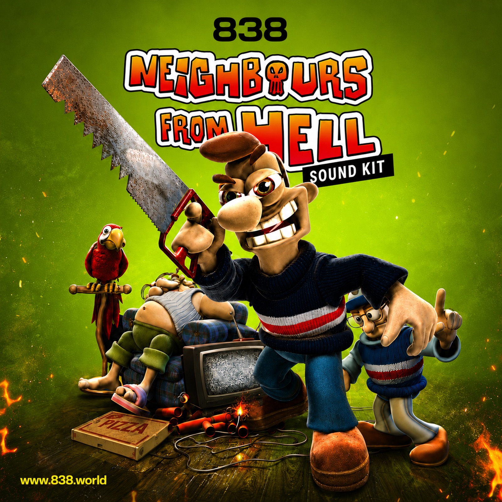 838 neighbours from hell sound kit cover art